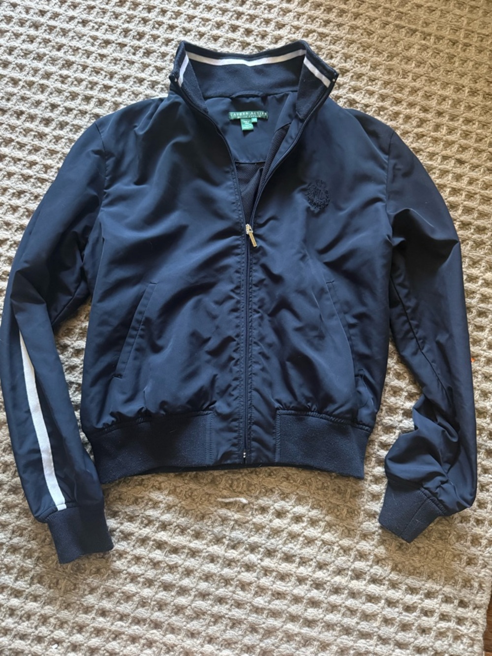 Ralph Lauren Navy Bomber Jacket - Women's